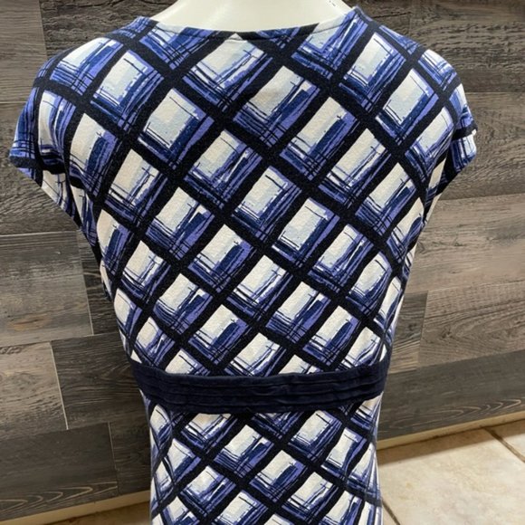 Ann Taylor Purple Print Shirt Size XL - Picture 2 of 7